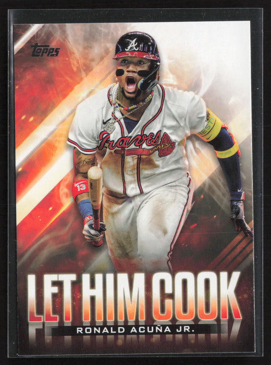 2024 Topps Update #LHC-4 Ronald Acuña Jr. Let Him Cook