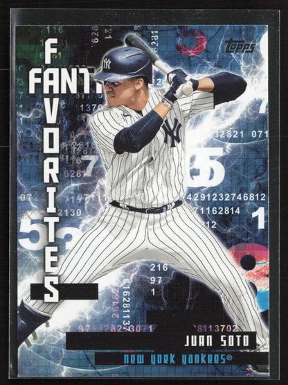 2024 Topps #FF-19 Juan Soto Fantasy Favorites