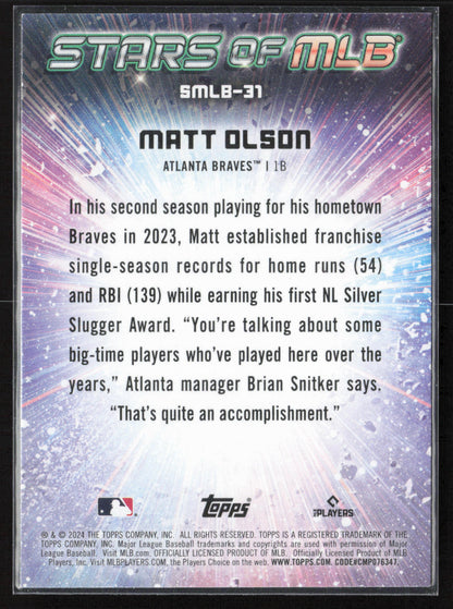 2024 Topps #SMLB-31 Matt Olson Stars of MLB
