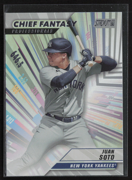 2024 Stadium Club #CFPRO-8 Juan Soto Chief Fantasy Professionals