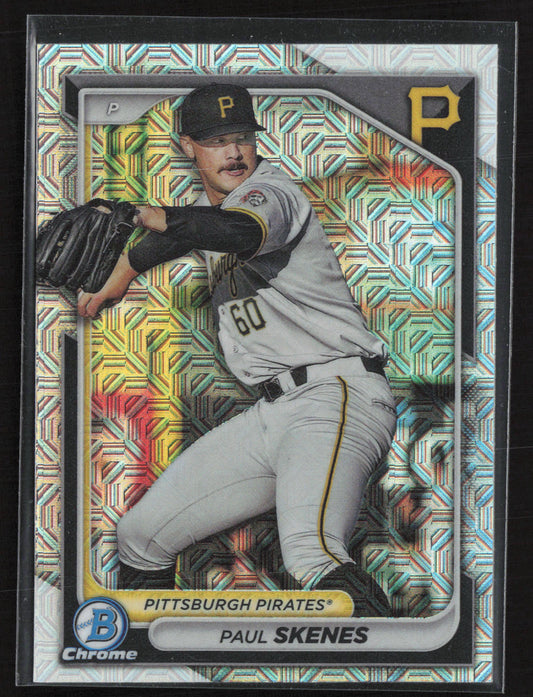 2024 Bowman #BCP-125 Paul Skenes Chrome Prospects Mojo Refractors