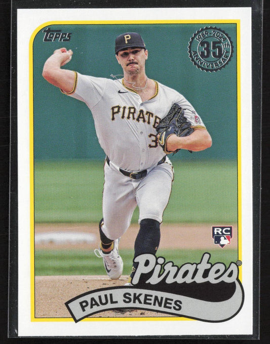 2024 Topps Update #89US-46 Paul Skenes 1989 Topps Baseball 35th Anniversary Blue