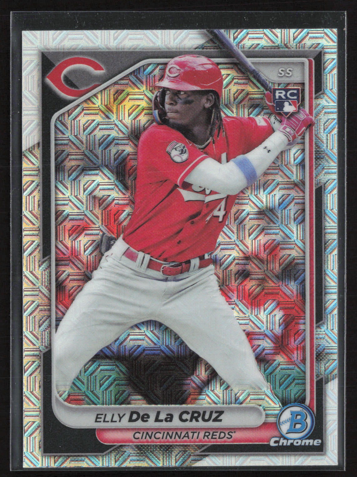 2024 Bowman #22 Elly De La Cruz Chrome Mojo Refractors