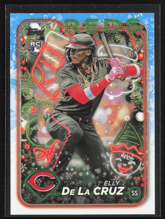 2024 Topps Holiday #H102 Elly De La Cruz