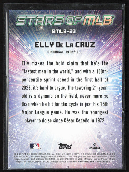 2024 Topps #SMLB-23 Elly De La Cruz Stars of MLB
