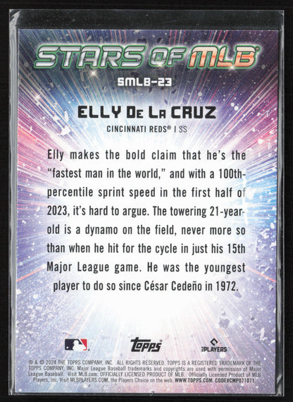 2024 Topps #SMLB-23 Elly De La Cruz Stars of MLB