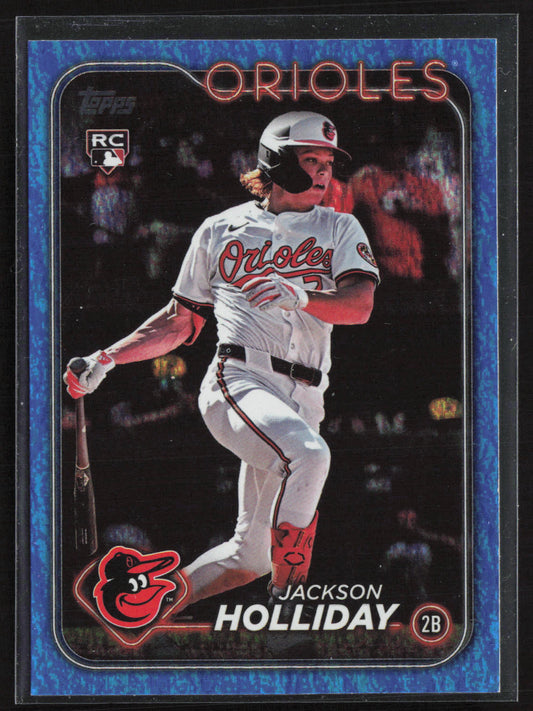 2024 Topps Update #US50 Jackson Holliday Blue Holofoil #873/999