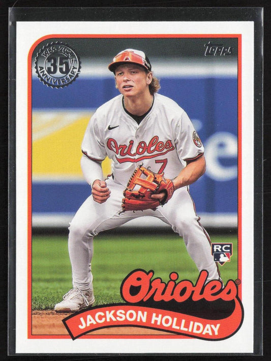2024 Topps Update #89US-38 Jackson Holliday 1989 Topps Baseball 35th Anniversary
