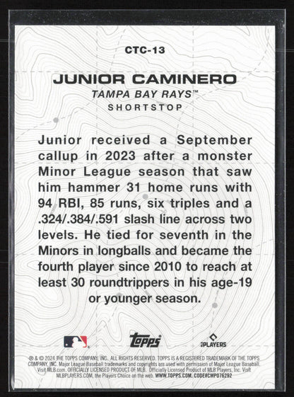 2024 Topps #CTC-13 Junior Caminero City to City