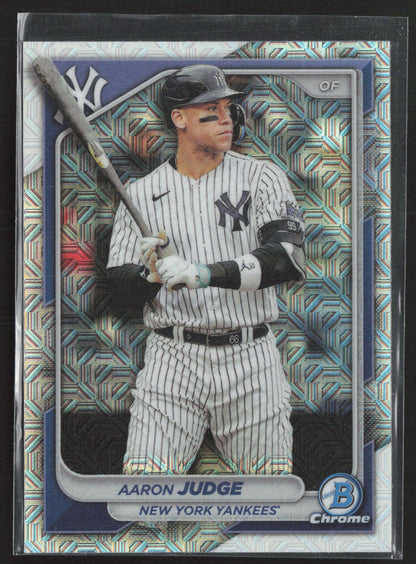 2024 Bowman #7 Aaron Judge Chrome Mojo Refractors
