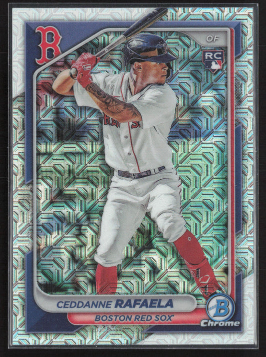 2024 Bowman #84 Ceddanne Rafaela Chrome Mojo Refractors