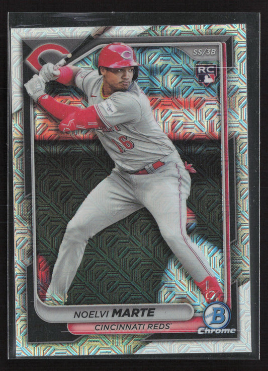 2024 Bowman Chrome #4 Noelvi Marte Mojo Refractors