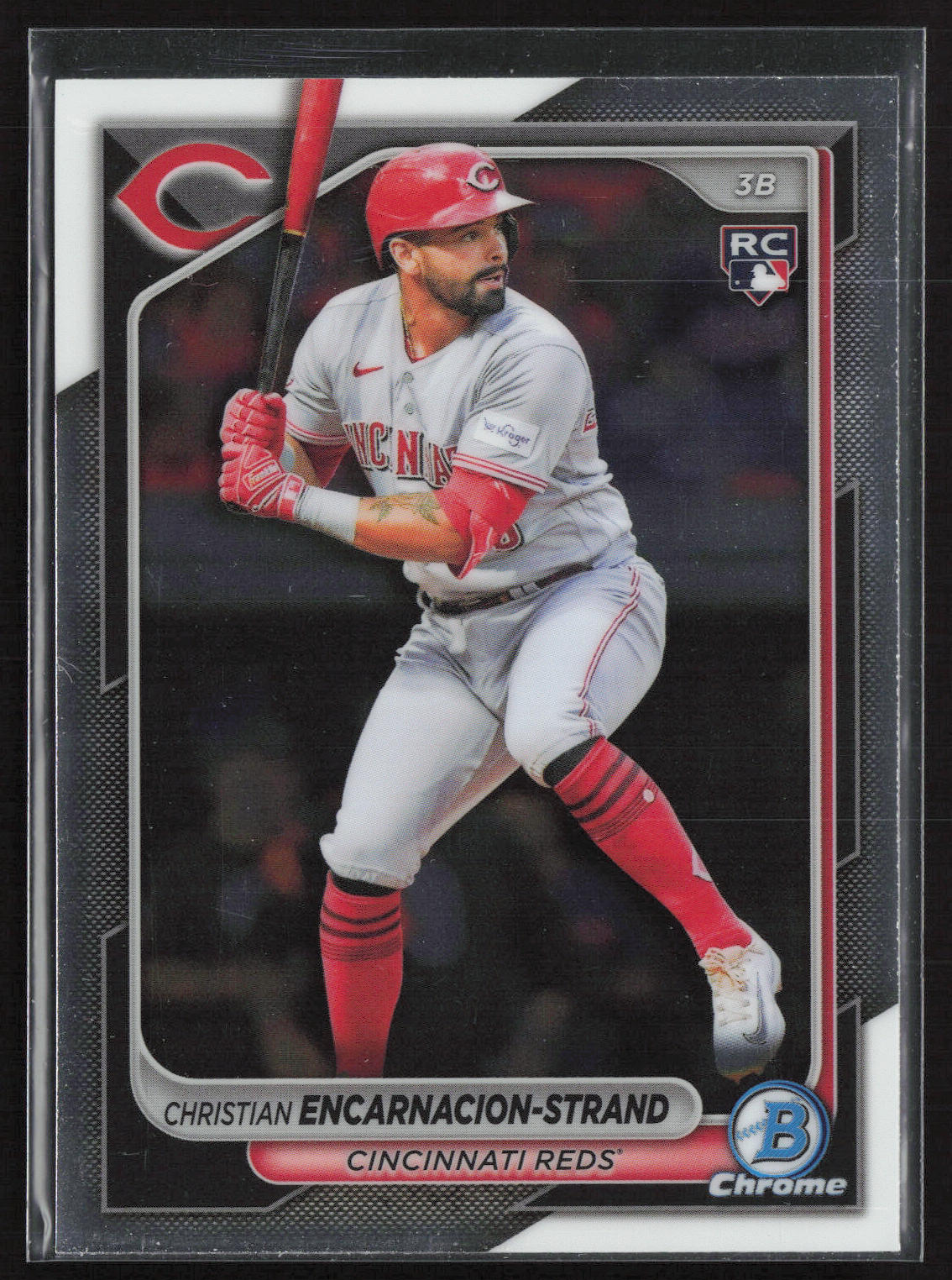 2024 Bowman Chrome #91 Christian Encarnacion-Strand Green Refractors #/99