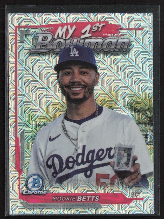 2024 Bowman Chrome #M1B-6 Mookie Betts My 1st Bowman Mojo Refractors
