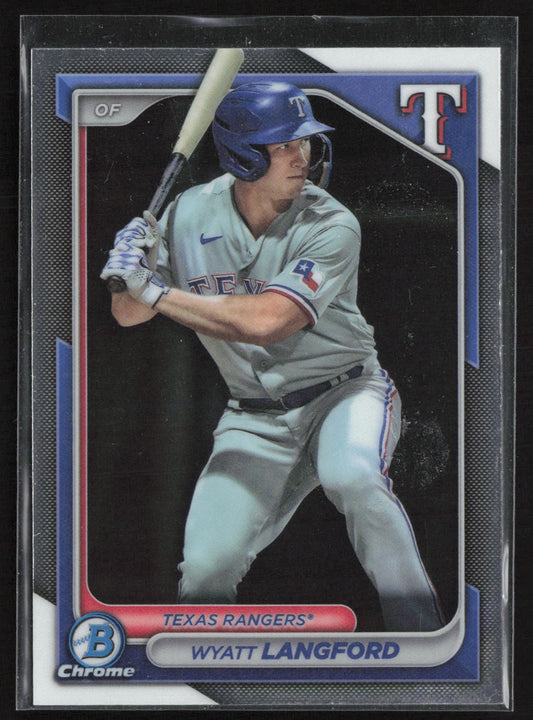 2024 Bowman #BCP-64 Wyatt Langford Chrome Prospects