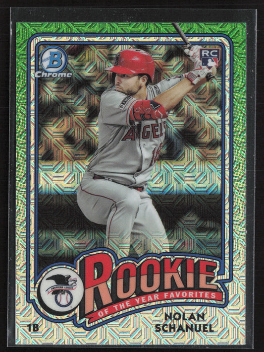2024 Bowman Chrome #ROY-9 Nolan Schanuel Rookie of the Year Favorites