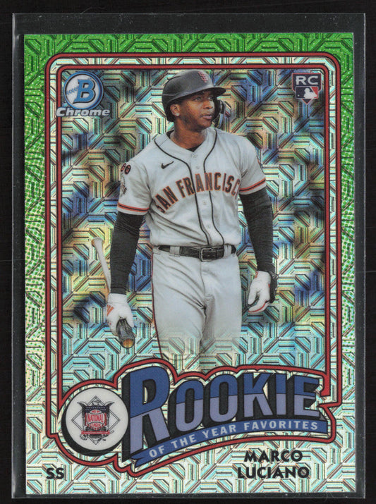 2024 Bowman Chrome #ROY-11 Marco Luciano Rookie of the Year Favorites