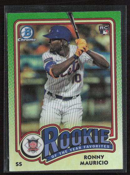 2024 Bowman Chrome #ROY-1 Ronny Mauricio Rookie of the Year Favorites