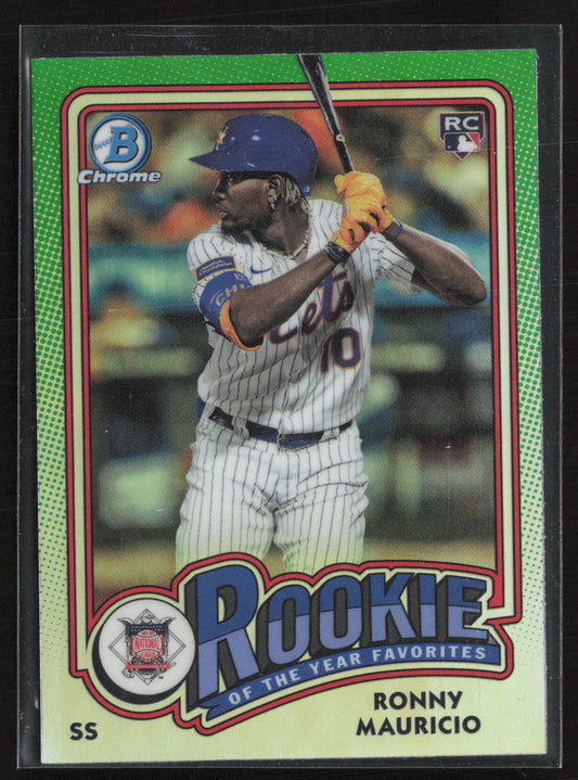 2024 Bowman Chrome #ROY-1 Ronny Mauricio Rookie of the Year Favorites