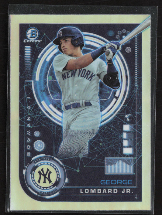 2024 Bowman Chrome #BAI-19 George Lombard Jr. Bowman A.I.
