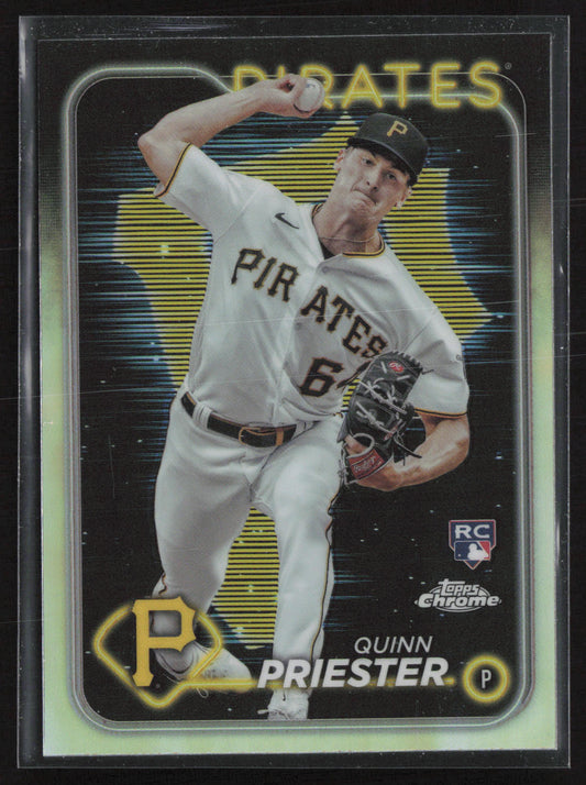 2024 Topps Chrome #55 Quinn Priester Refractors Short Print