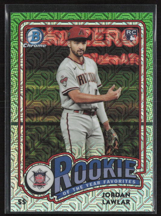 2024 Bowman #ROY-7 Jordan Lawlar Rookie of the Year Favorites
