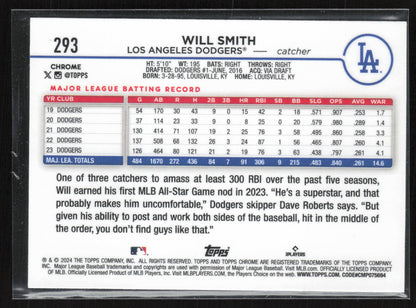 2024 Topps Chrome #293 Will Smith Raywave Refractors