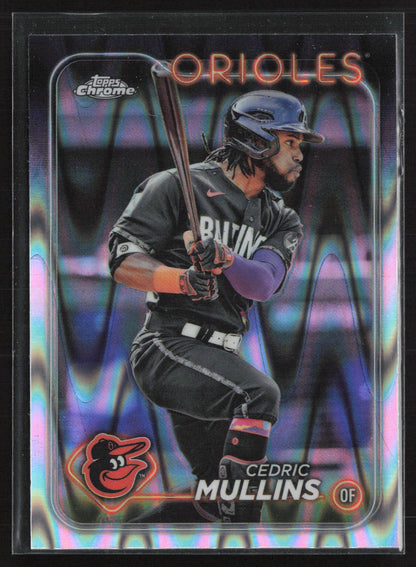 2024 Topps Chrome #82 Cedric Mullins Raywave Refractors