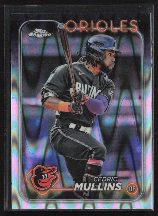2024 Topps Chrome #82 Cedric Mullins Raywave Refractors