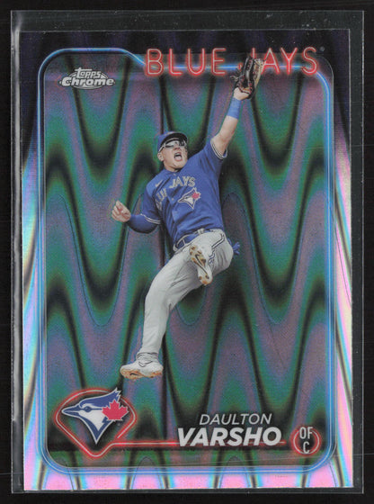 2024 Topps Chrome #140 Daulton Varsho Raywave Refractors