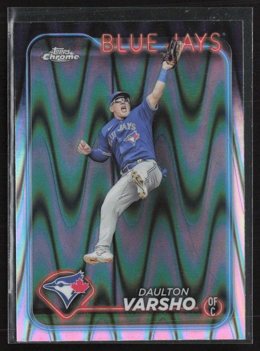 2024 Topps Chrome #140 Daulton Varsho Raywave Refractors