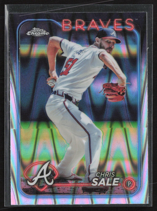 2024 Topps Chrome #144 Chris Sale Raywave Refractors