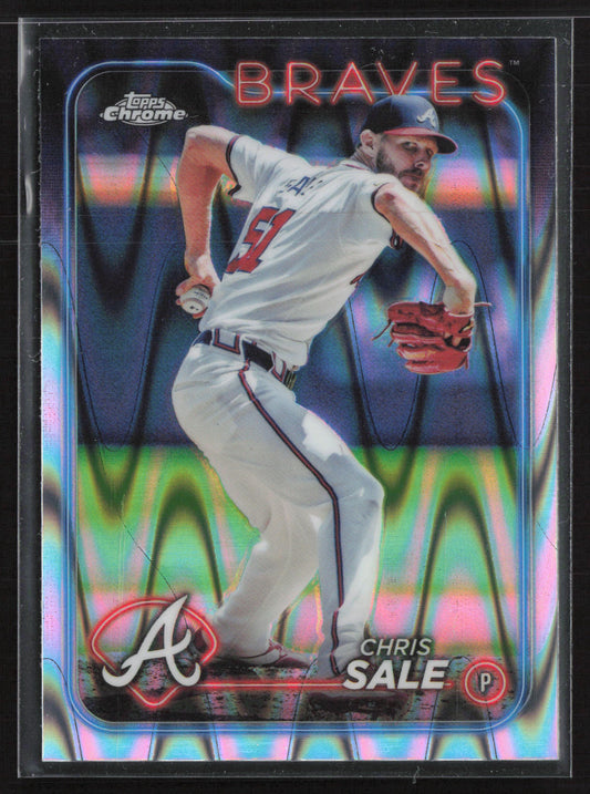 2024 Topps Chrome #144 Chris Sale Raywave Refractors
