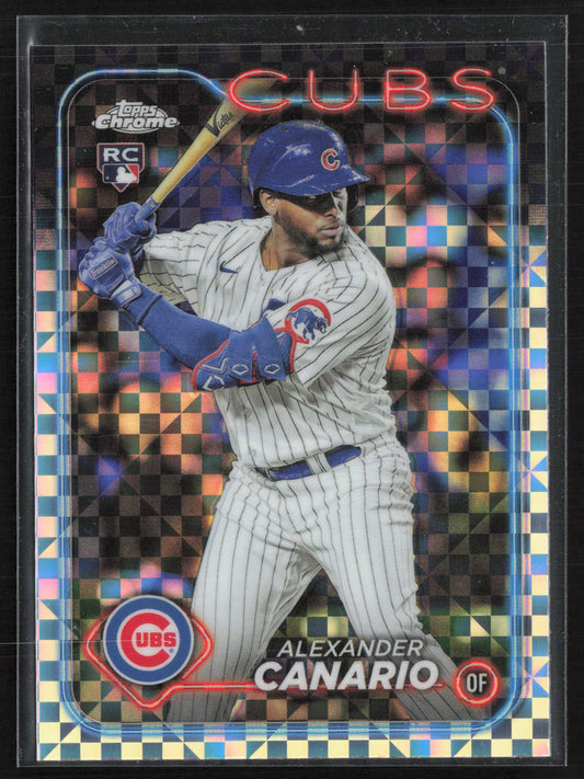 2024 Topps Chrome #174 Alexander Canario X-Fractors