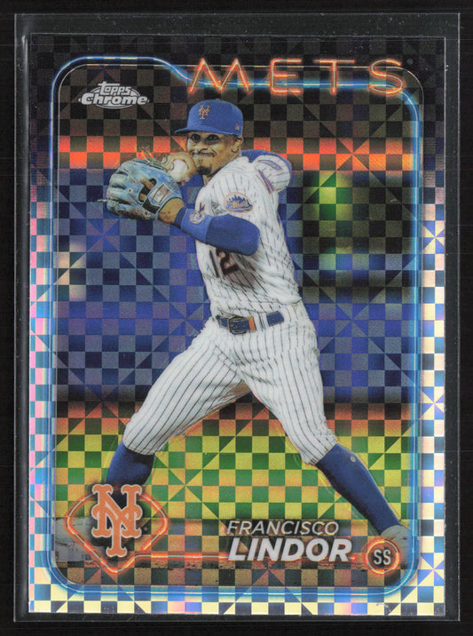 2024 Topps Chrome #137 Francisco Lindor X-Fractors