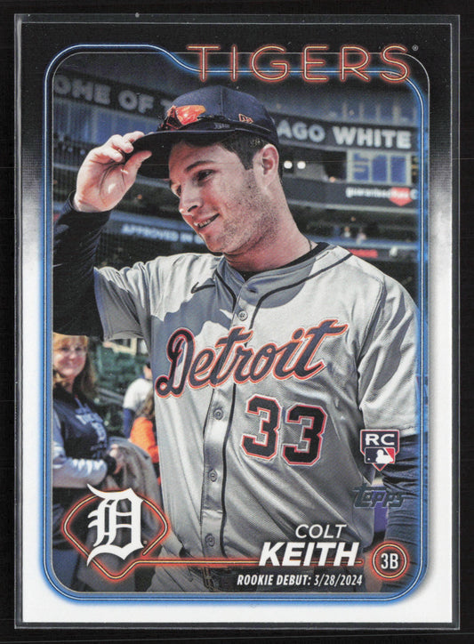 2024 Topps Update #US192 Colt Keith Rookie Debut