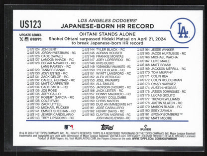 2024 Topps Update #US123 Shohei Ohtani