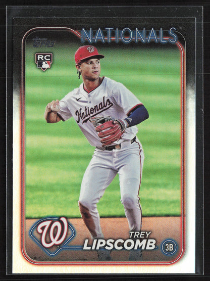 2024 Topps Update #US143 Trey Lipscomb Rainbow Foil