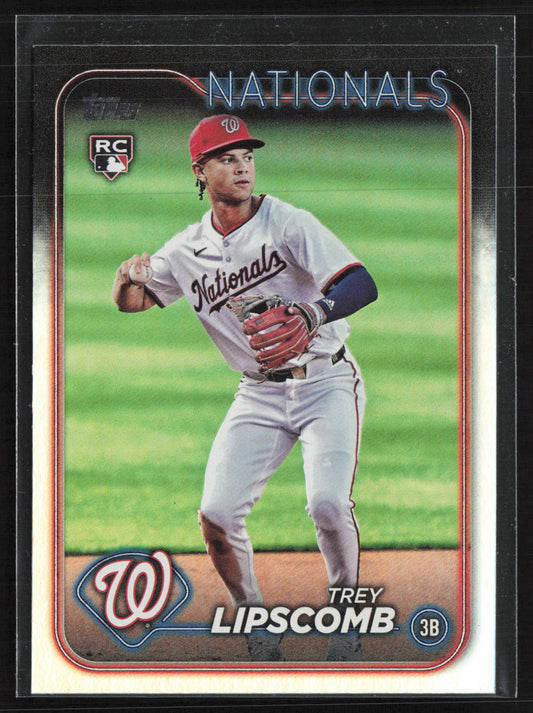 2024 Topps Update #US143 Trey Lipscomb Rainbow Foil