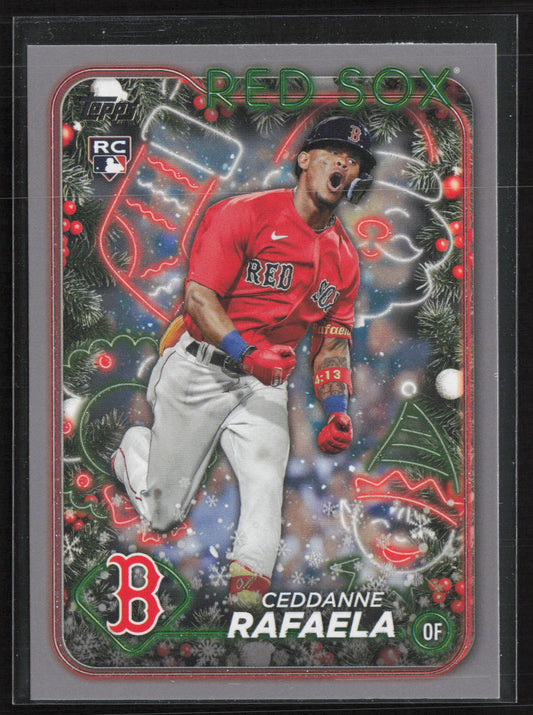 2024 Topps Holiday #H121 Ceddanne Rafaela Holiday Tree