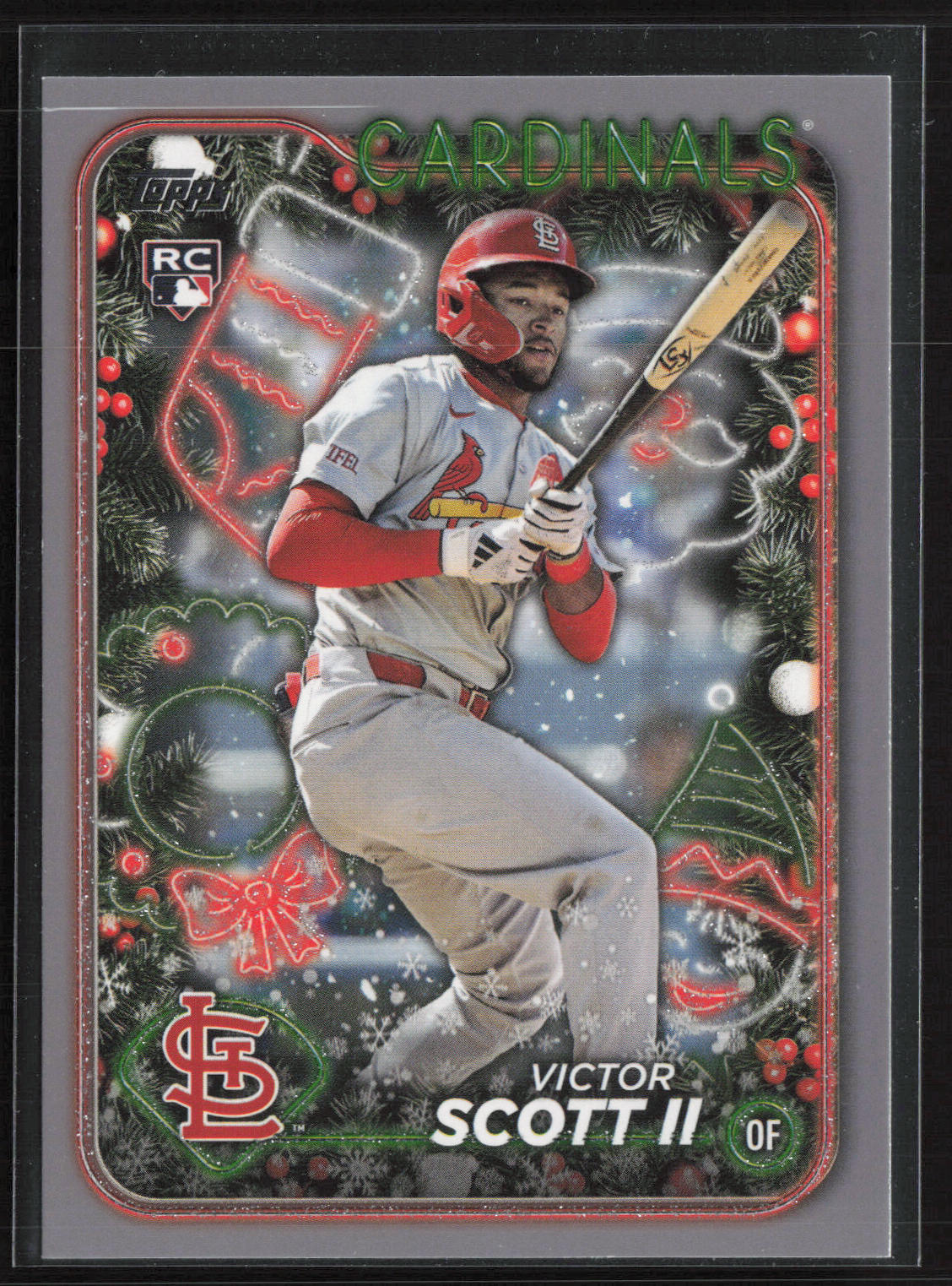 2024 Topps Holiday #H105 Victor Scott II Holiday Tree