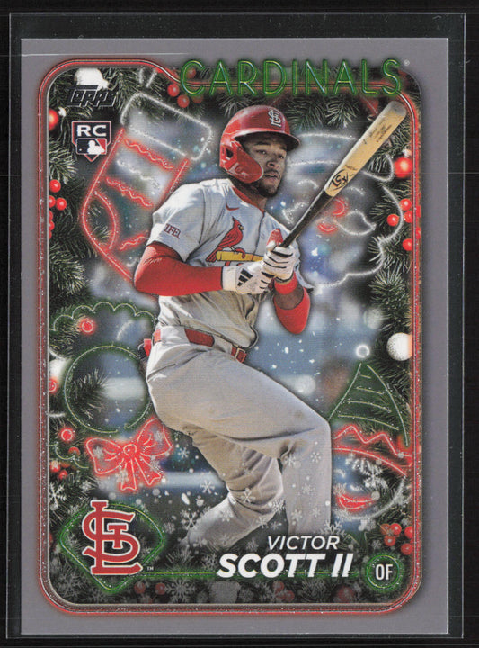 2024 Topps Holiday #H105 Victor Scott II Holiday Tree