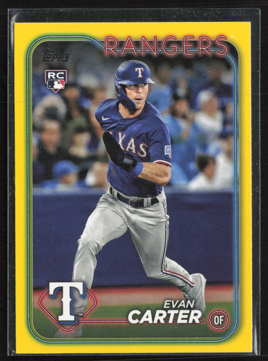 2024 Topps #280 Evan Carter Yellow