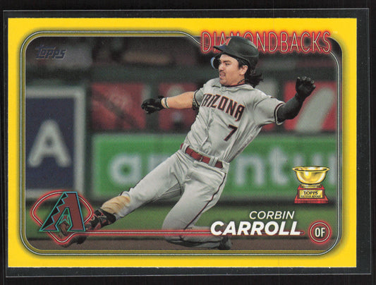 2024 Topps #156 Corbin Carroll Yellow