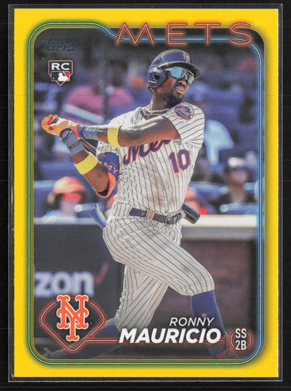 2024 Topps #224 Ronny Mauricio Yellow
