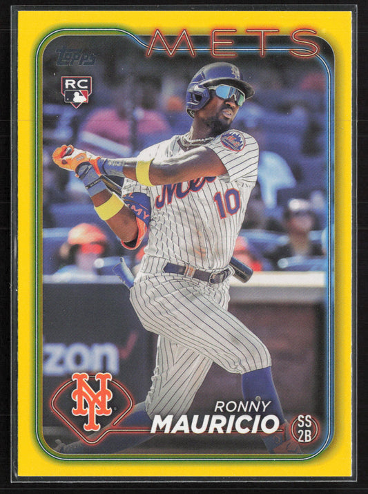 2024 Topps #224 Ronny Mauricio Yellow