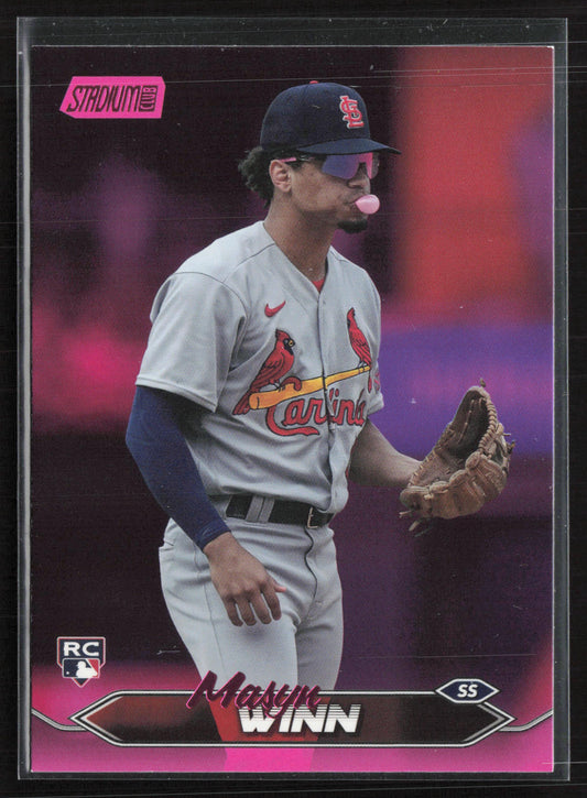 2024 Stadium Club #264 Masyn Winn Pink Foil