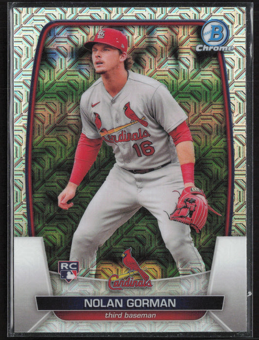 2023 Bowman #6 Nolan Gorman Mojo Refractors