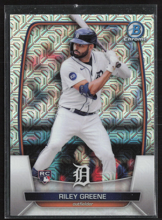 2023 Bowman #90 Riley Greene Mojo Refractors