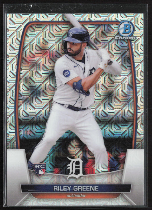 2023 Bowman #90 Riley Greene Mojo Refractors